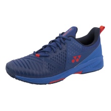 Yonex Tennis Shoes Sonicage 3 Clay/Sand Court Navy Blue Men